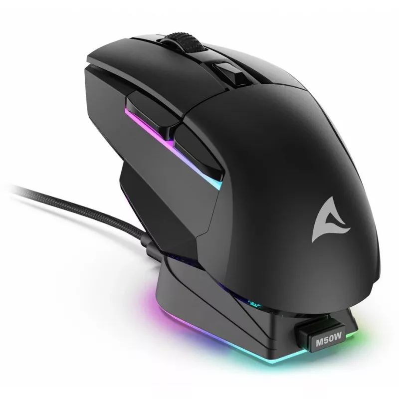 Skiller SGM50W musta optinen RGB-pelihiiri