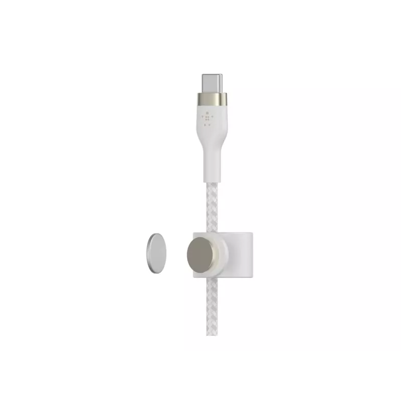 Belkin BOOST CHARGE - Lightning-kaapeli - 24-pin USB-C uros - Lightning uros - 2 m - valkoinen - Apple iPad/iPhone/iPod (Lightning)