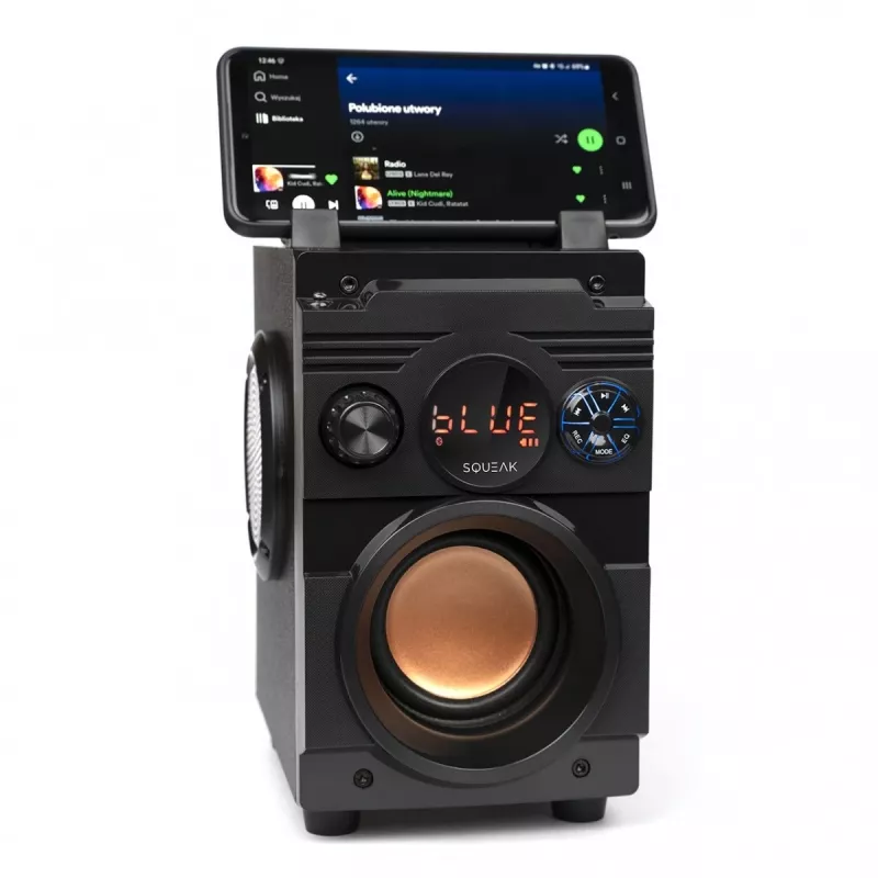 Squeak Bassblaster Bluetooth 5.1 -kaiutin, FM-radio, MP3-soitin SQ1001