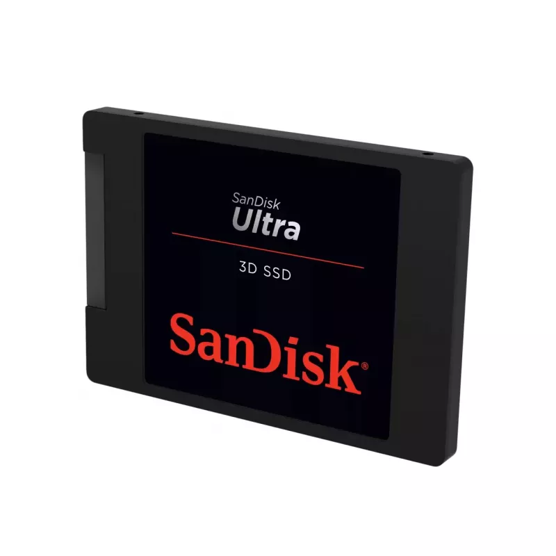 SanDisk Ultra 3D - SSD - 500 GB - sisäinen - 2,5 inch (6,4 cm) - SATA 6 Gbit/s (SDSSDH3-500G-G26)