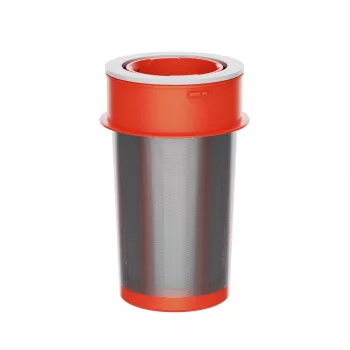 Suodatin Xiaomi E401HW-LX -käsipölynimurille — 55,3×99,3 mm, oranssi/valkoinen, 2 kpl:n pakkaus