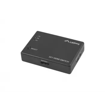 LANBERG VIDEOSWITCH 3X HDMI + MICRO-USB-PORTTI