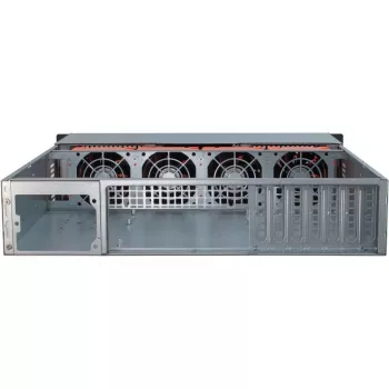 Inter-Tech IPC 2U-20255 - rack-asennus - 2U - Full AT - ei virtalähdettä (EPS2U) - USB (88887105)