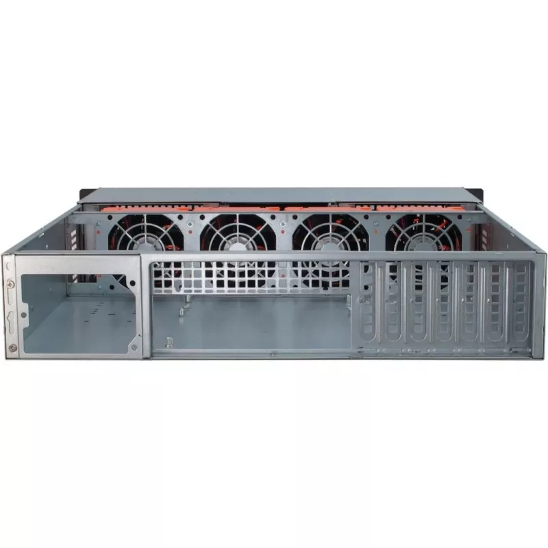 Inter-Tech IPC 2U-20255 - rack-asennus - 2U - Full AT - ei virtalähdettä (EPS2U) - USB (88887105)