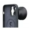 ShiftCam AC-CA-14PR-CH-EF suojakotelo objektiivikiinnikkeellä iPhone 14 Pro -puhelimelle, MagSafe, hiilenharmaa