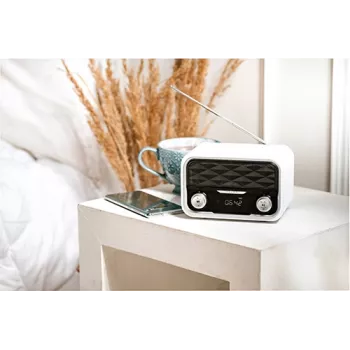 Kannettava radio Adler AD 1185 – FM, Bluetooth 4.0, MP3, SD-kortti, AUX, 1800 mAh akku, LCD-näyttö, Micro-USB-lataus