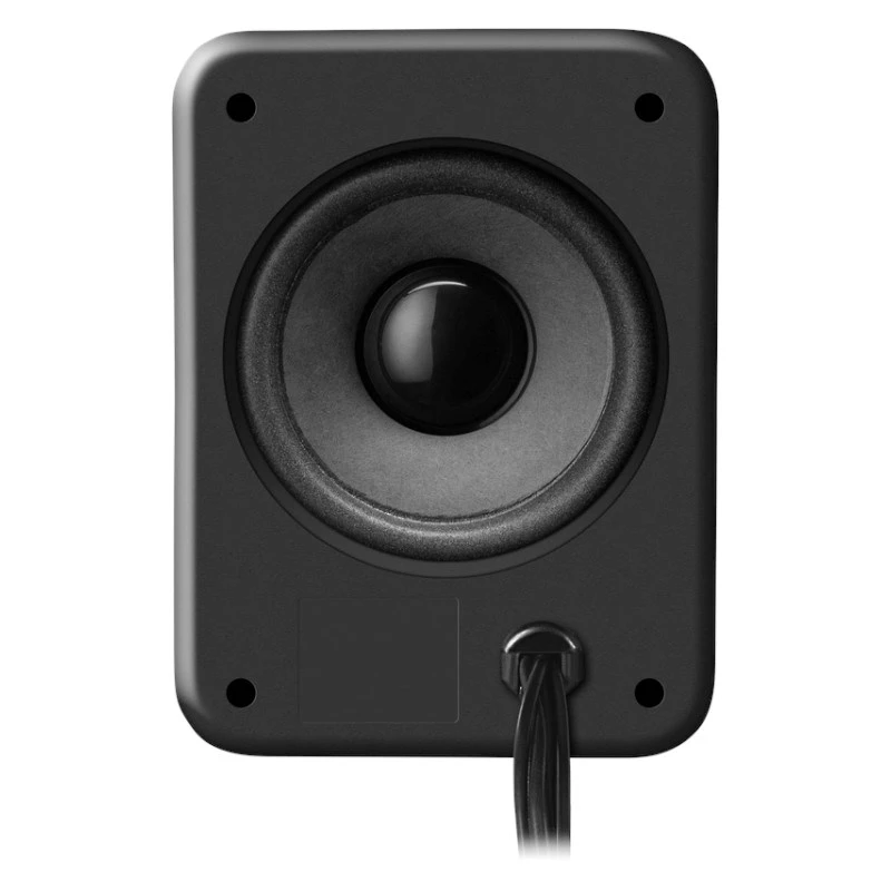 Defender V12 65212 2.1 -tietokonekaiuttimet, 11 W, 5 W subwoofer, USB-virta, LED-taustavalo, musta, 115 x 130 x 223 mm