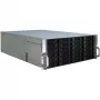 Palvelinkotelo Inter-Tech 4U-4424 rack musta, hopea