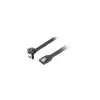SATA III -kaapeli LANBERG CA-SASA-13CU-0050-BK 0,5 m, SATA 7-pin - 7-pin, 6 Gbit/s, musta