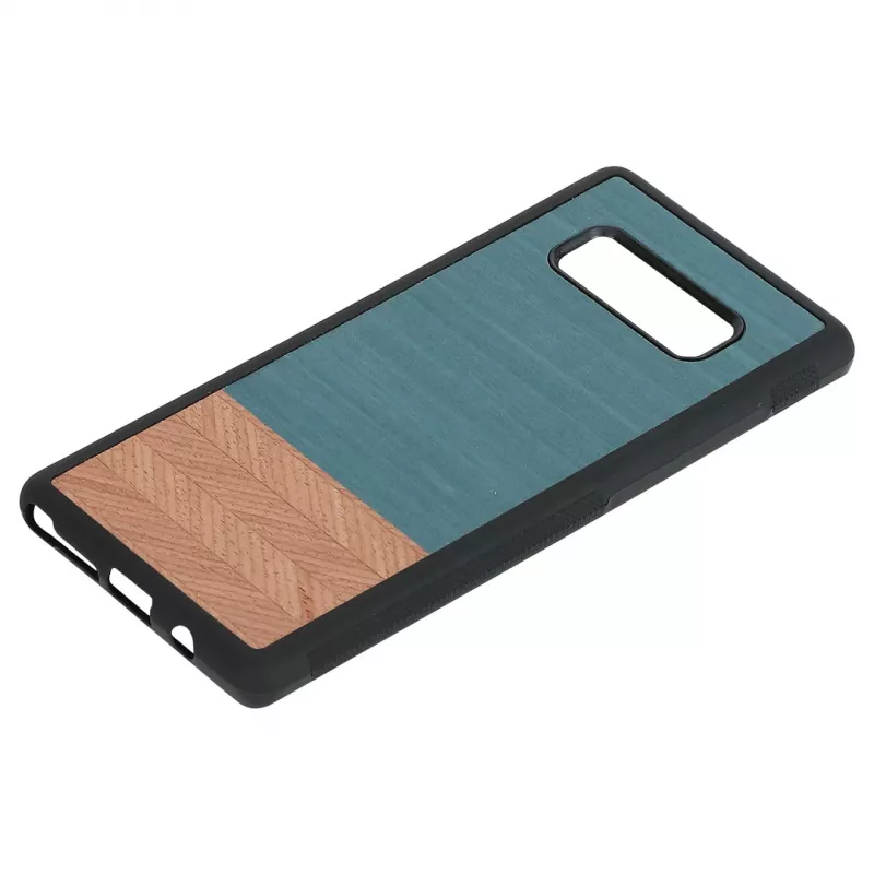 Älypuhelinkotelo man and wood Galaxy Note 8 – Denim musta