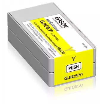 Epson GJIC5(Y): värikasetti ColorWorks C831 -tulostimelle (keltainen) (MOQ=10)