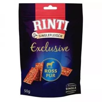 RINTI Singlefleisch Exclusive Pferd - herkku koirille - 50g