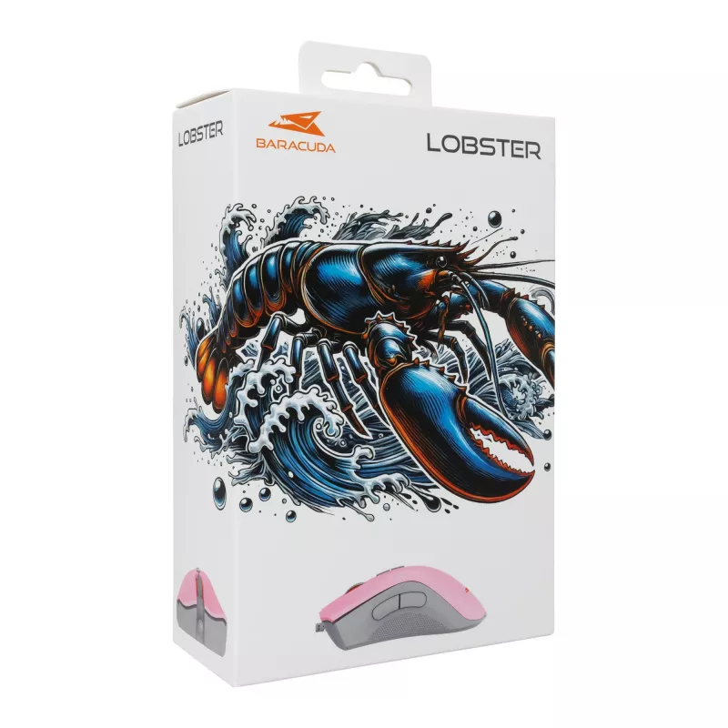 Hiiri Baracuda BGM-084 Lobster Pink USB