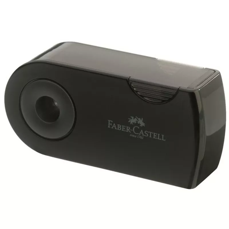 Manuaalinen kynänteroitin Faber-Castell SLEEVE musta