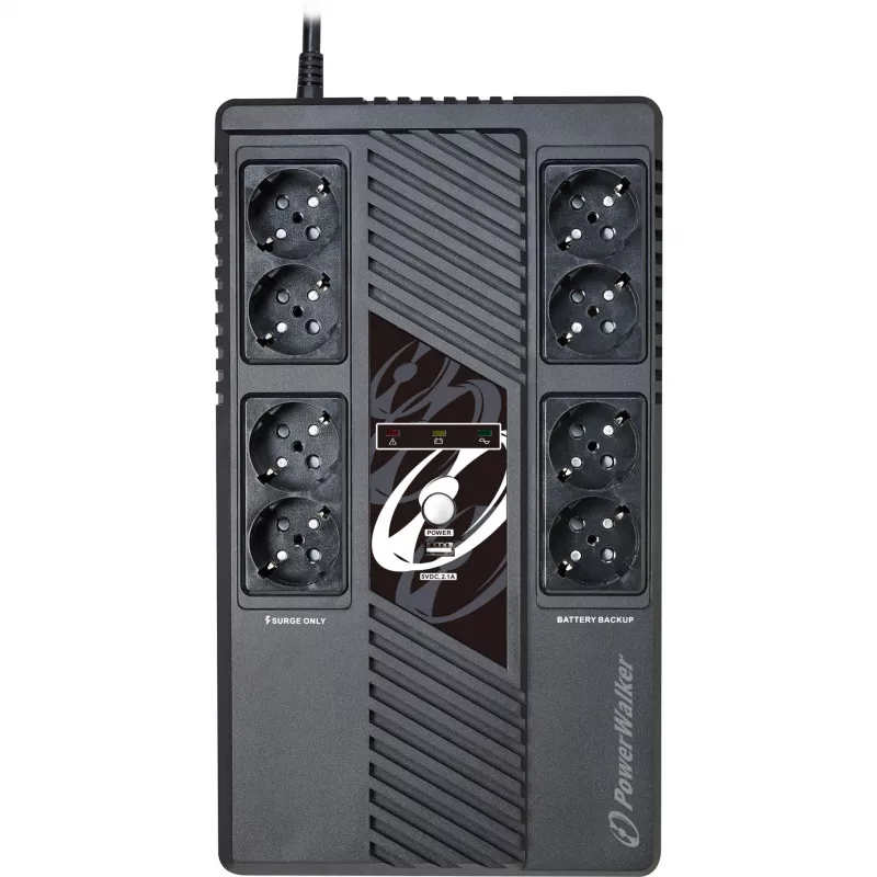 PowerWalker VI 800 MS - UPS - 480 wattia