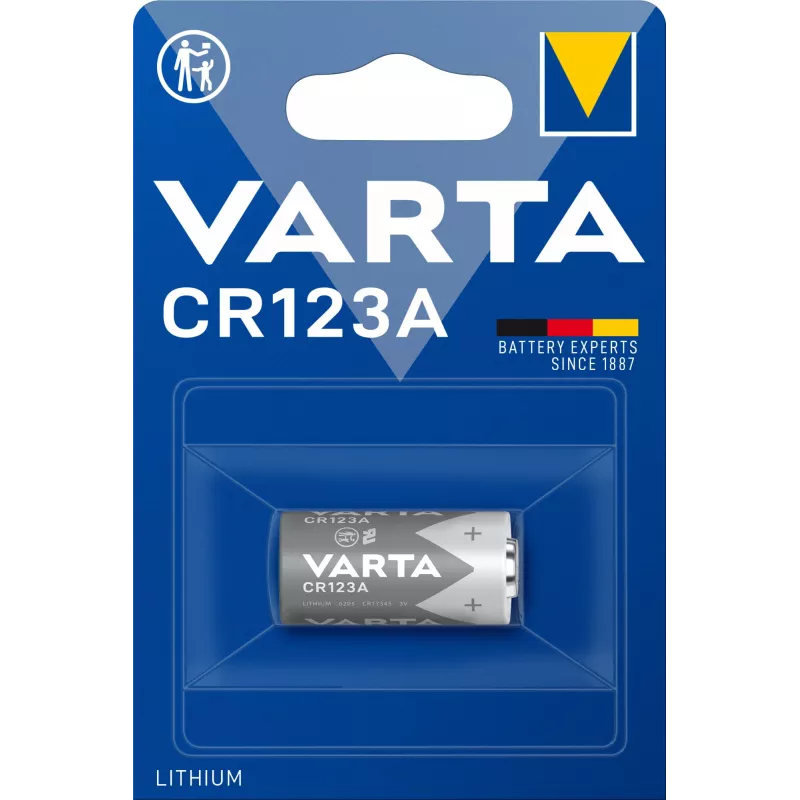 Varta Litium CR123A 3V 1600mAh kameraparisto