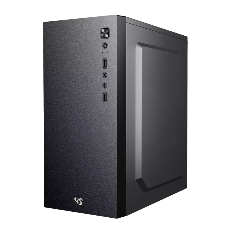 Tietokonekotelo Sbox PCC-12 MicroATX musta
