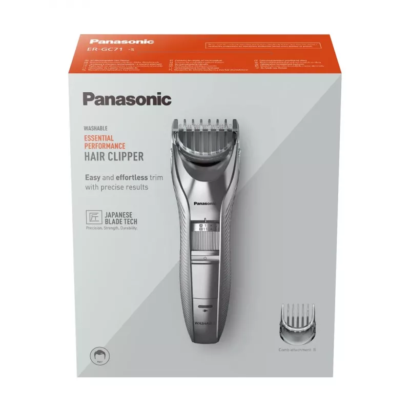 Panasonic ER-GC71 hiustenleikkuukone hopea