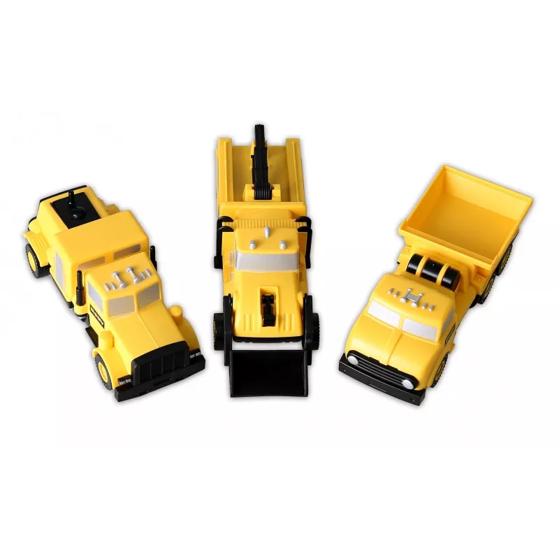 Ajoneuvosarja Popular Playthings Mix or Match Vehicles Construction musta keltainen