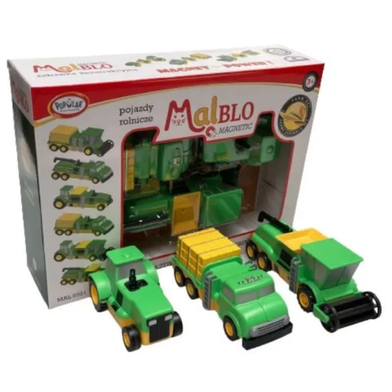 Popular Playthings - Mix or Match Vehicles Farm (kaksikielinen)