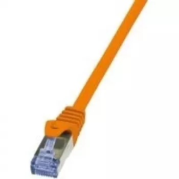 Verkkokaapeli LogiLink Cat6a S/FTP RJ-45 5 m oranssi