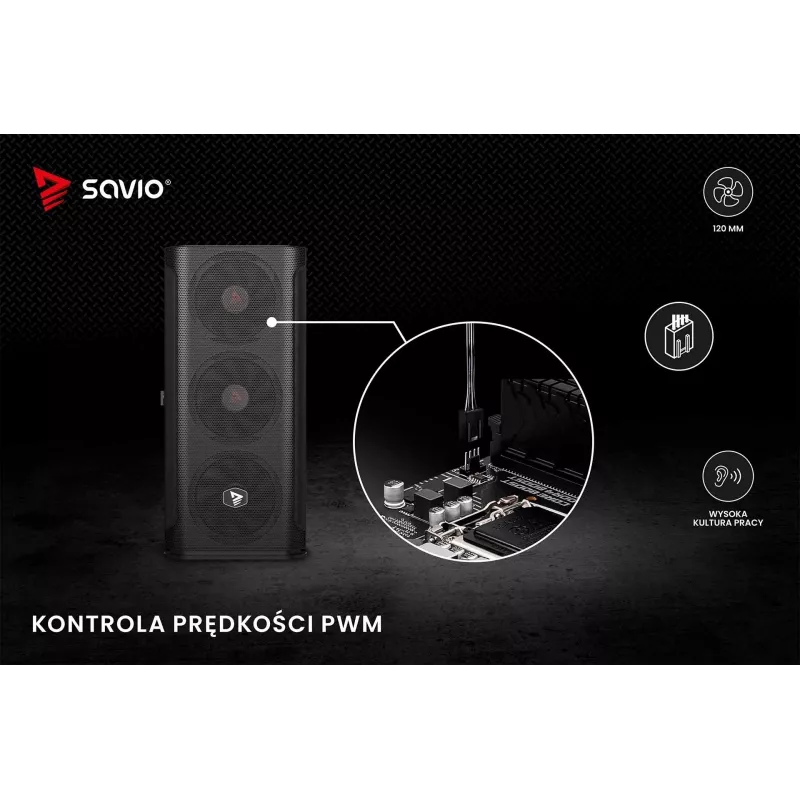 SAVIO SAVGBLADE 120mm PWM kotelotuuletin
