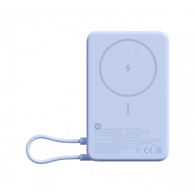 Xiaomi Power Bank 33W Magnetic 10000mAh, sininen (BHR08PCGL)