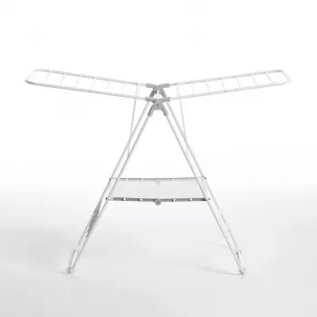Kuivausteline RAYEN 6116.01 — 145 x 61 cm integroiduilla kenkätelineillä