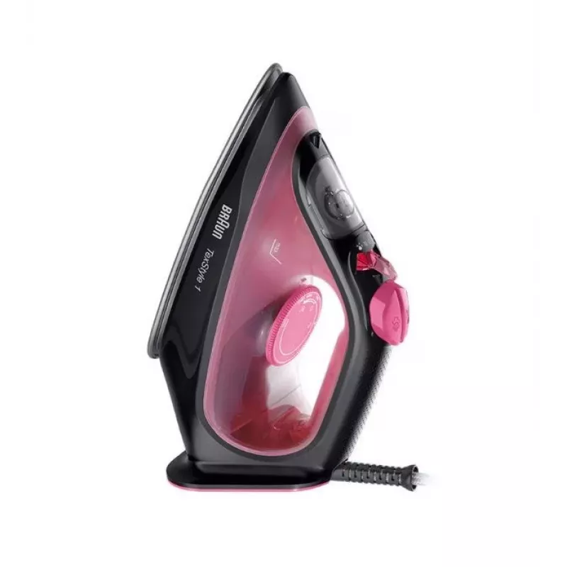 Braun TexStyle 1 kuiva- ja höyrysilitysrauta keraaminen pohja 2000 W musta, violetti