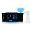 Blaupunkt CRP81USB radiokello projektiolla ja USB-latauksella, musta