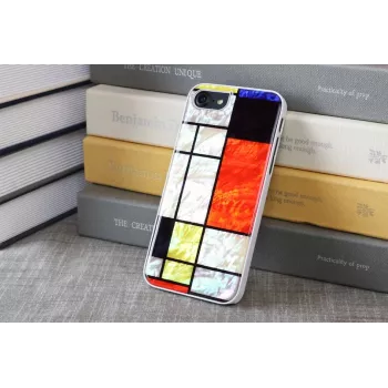 iKins suojakotelo Apple iPhone 8 / 7 Mondrian White