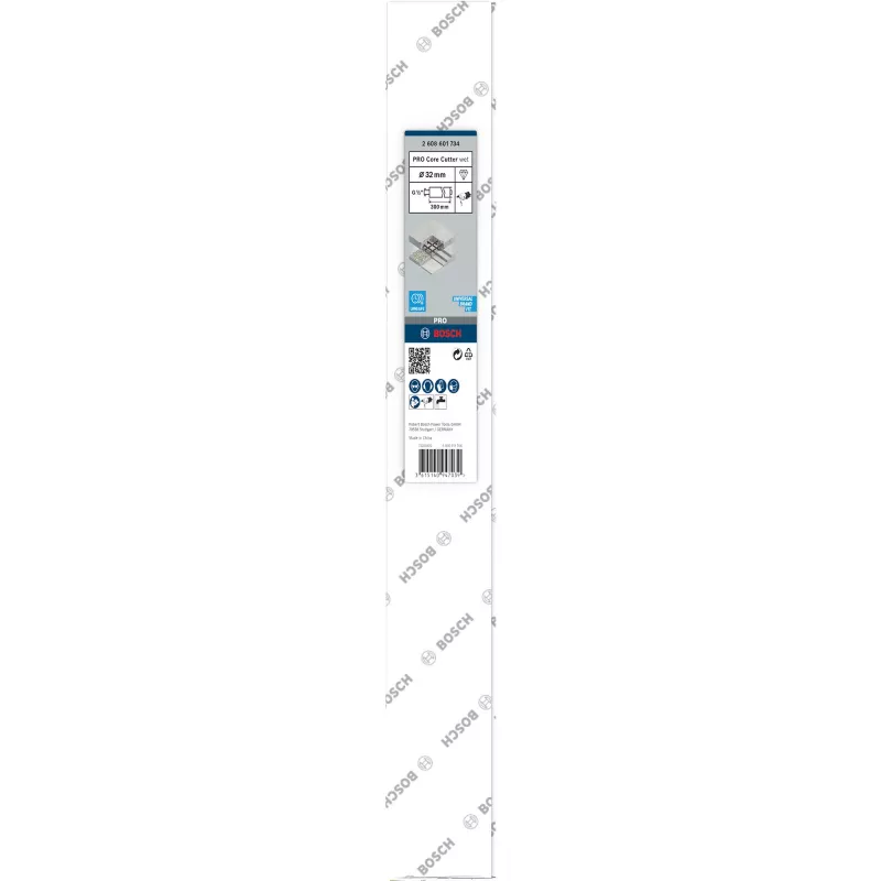 Bosch PRO Core Cutter wet, poranterä, 3.2 cm, betoni, 30 cm, 1.27 cm, blisteri