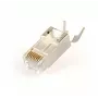 RJ45-liitin GEMBIRD CAT7 8P8C kullattu 15µ FTP/SFTP, 100 kpl:n pakkaus
