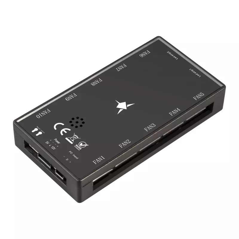 Kotelotuulettimen sarja White Shark Nebula-2 musta – ARGB 120 mm:n tuuletin (sarja)