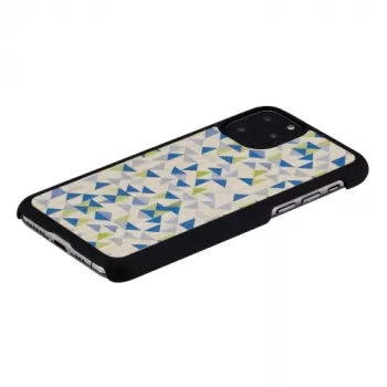 Älypuhelinkotelo man and wood iPhone 11 Pro – sininen kolmio mustalla, suojaava kova kuori