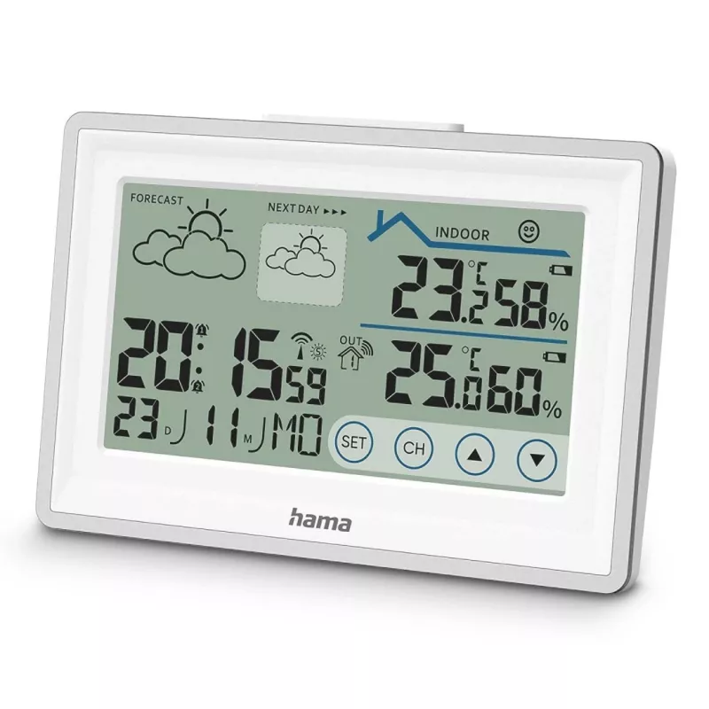 Hama 00222228 digitaalinen sääasema valkoinen paristo