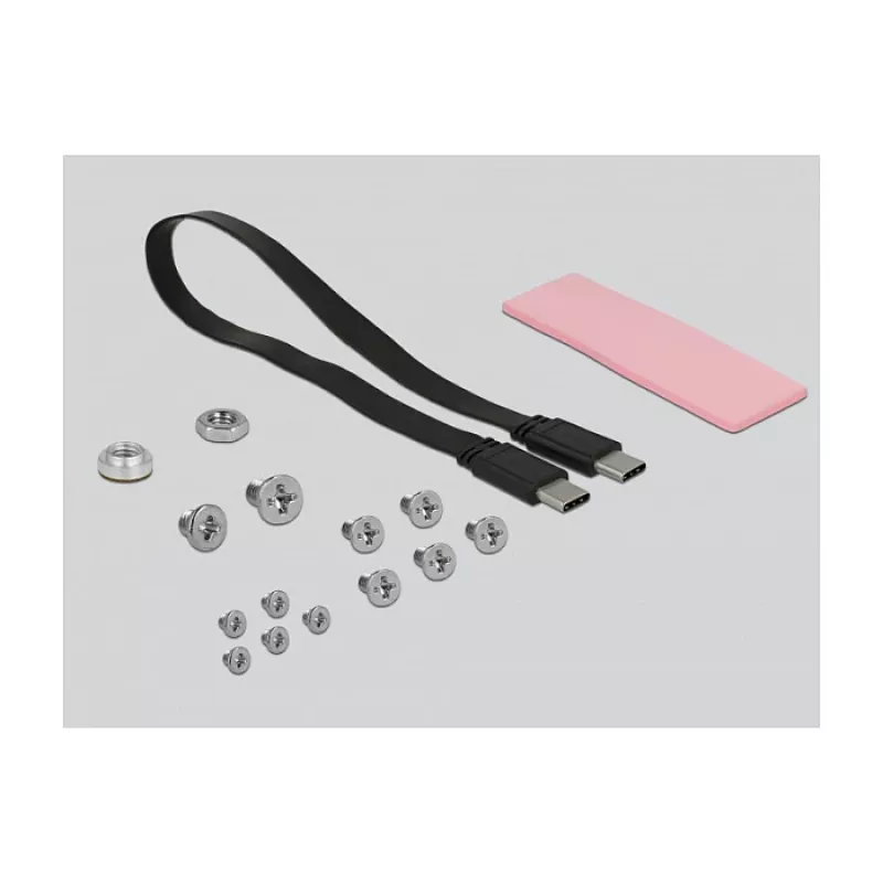 SSD-kotelo DeLOCK 42609 musta M.2