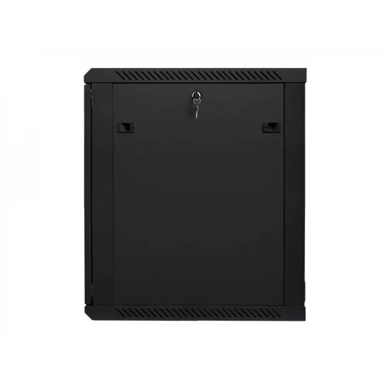 Lanberg seinäasennettava asennuskaappi 19'' 15U 600x600mm musta (lasiovi)