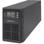 Qoltec 52281 UPS (keskeytymätön virransyöttö) kaksoismuunnos (Online) 2 kVA 2000 W 3 AC-lähtöä