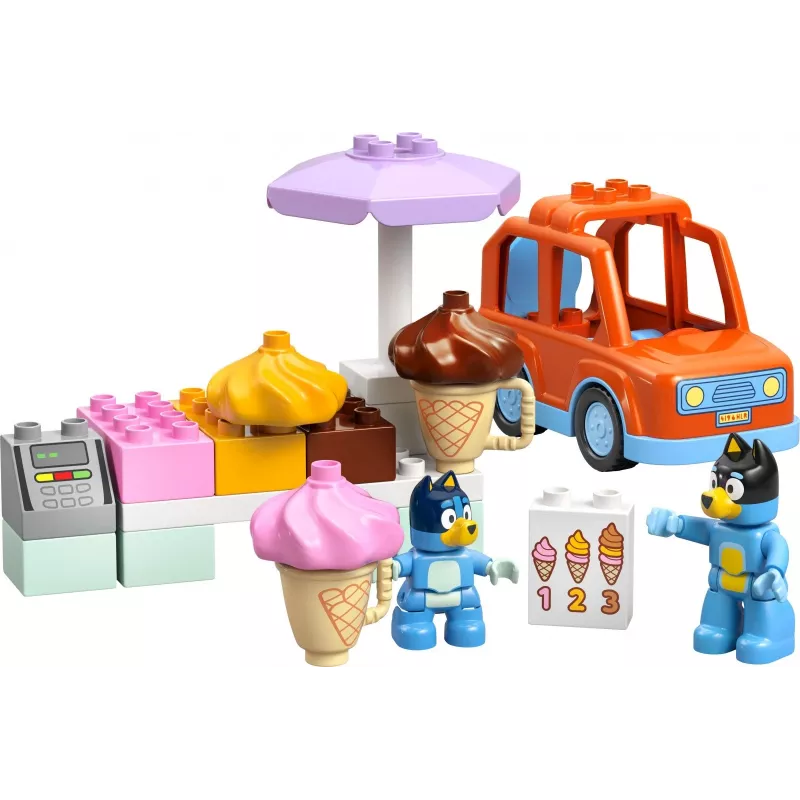 LEGO BLUEY 10458 Jäätelöretki Blueyn kanssa