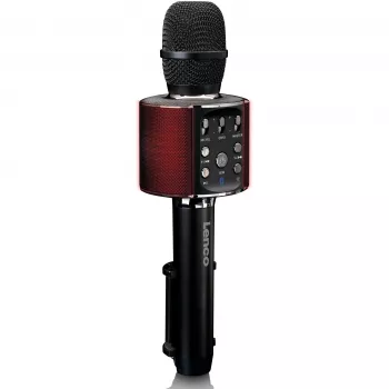 LENCO BMC-090 karaoke-mikrofoni, musta