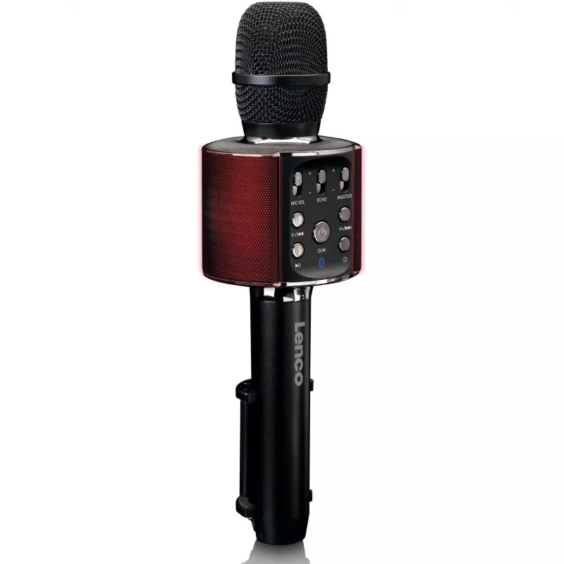 LENCO BMC-090 karaoke-mikrofoni, musta