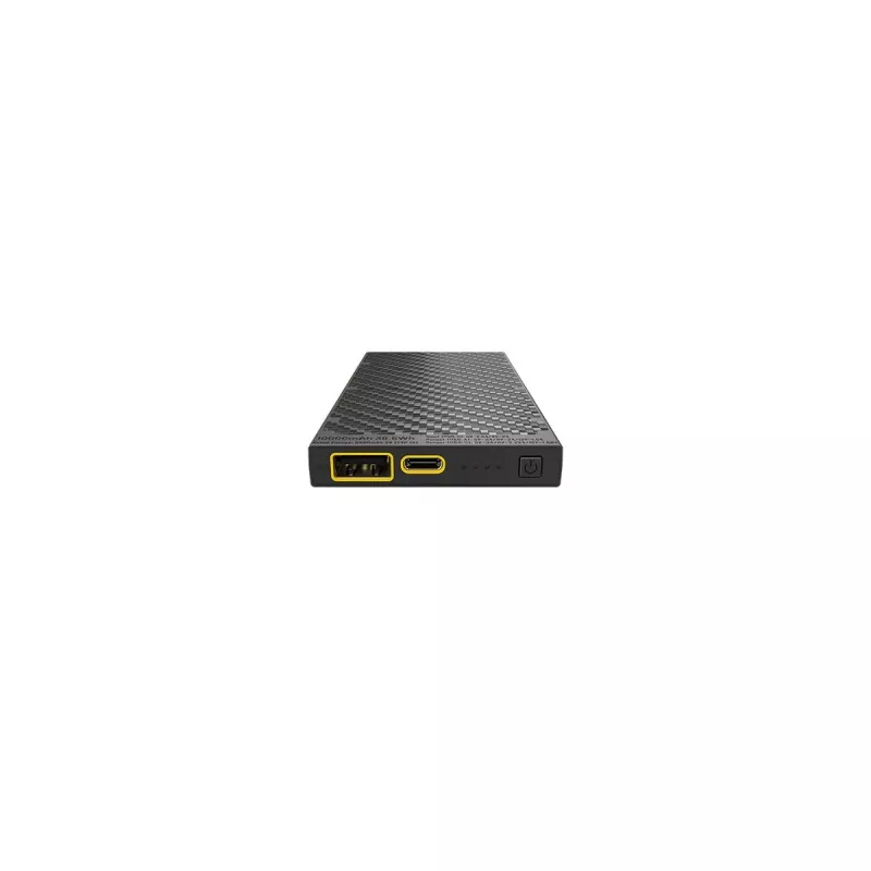 Kannettava varavirtalähde Nitecore NB10000 — 10000 mAh, USB‑A + USB‑C, 38 W kokonaisteho, harmaa