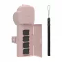 Sunnylife suojakotelo kantohihnalla ja olkahihnalla Osmo Pocket 3:lle (pinkki)