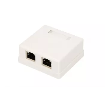 Pinta-asennettava verkkorasia Extralink EX.9649 — 2x RJ45 Cat5e STP