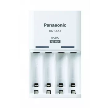 Akkulaturi PANASONIC Eneloop Basic BQ-CC51 + 4x AA 2000 mAh (K-KJ51MCD40E)