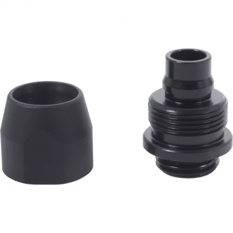 Liitin Alphacool 17638 alumiini messinki musta 1,8 cm 2,4 cm