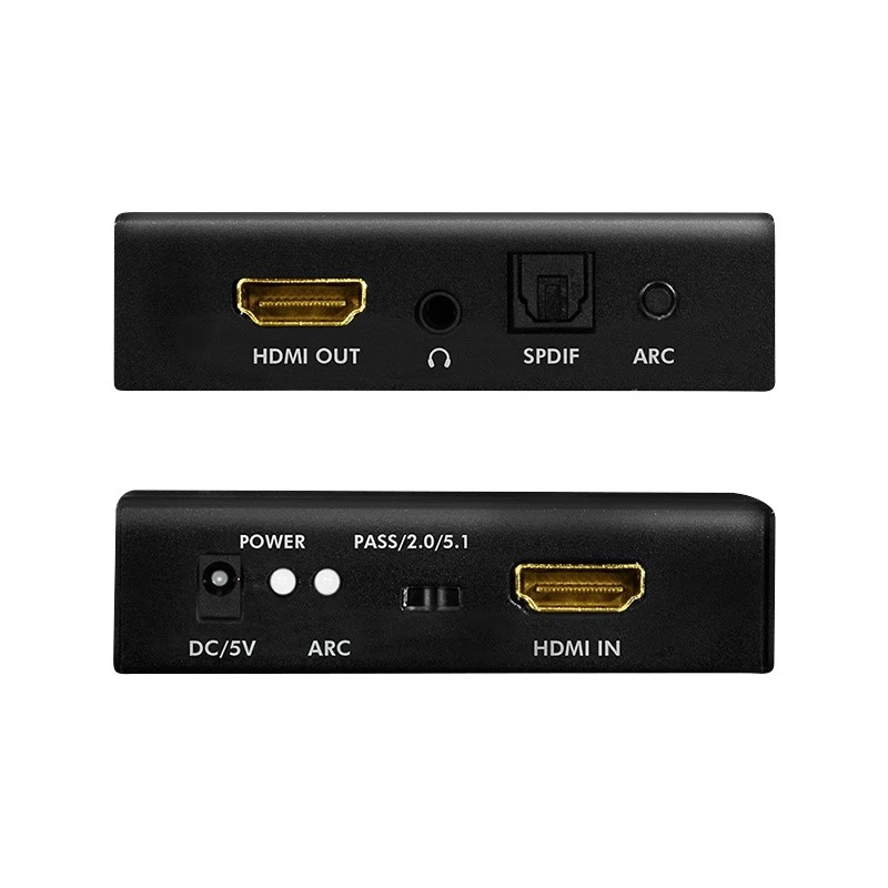 HDMI-audion erotin 2CH/5.1CH, 4K/60Hz