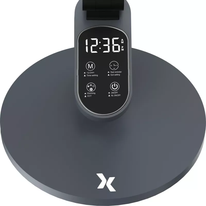 Pöytävalaisin MAXCOM ML 5100 LED harmaa säädettävällä kirkkaudella