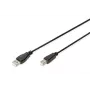 Assmann USB-liitäntäkaapeli. tyyppi A - B M/M. 1,0m. USB 2.0 sopiva. UL. mv (AK-300102-010-S)